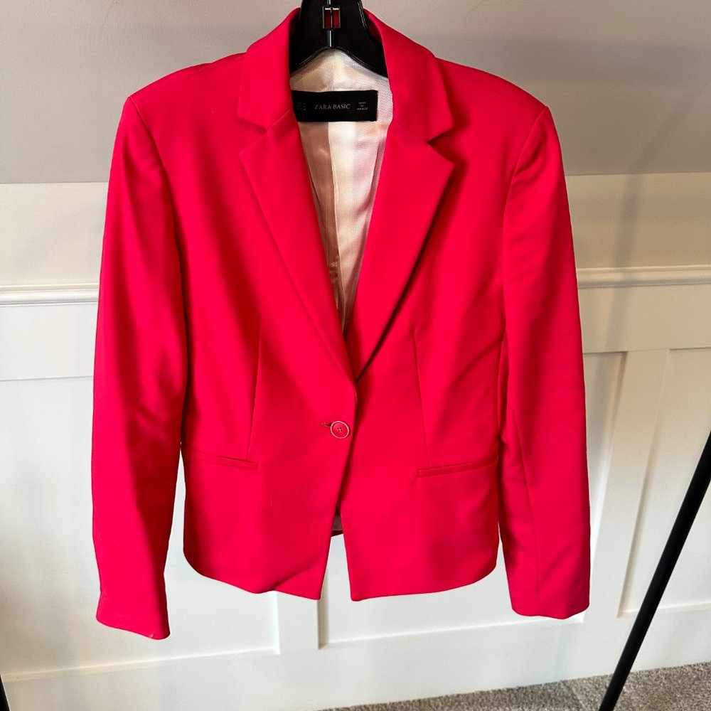 Bright Pink Zara Blazer